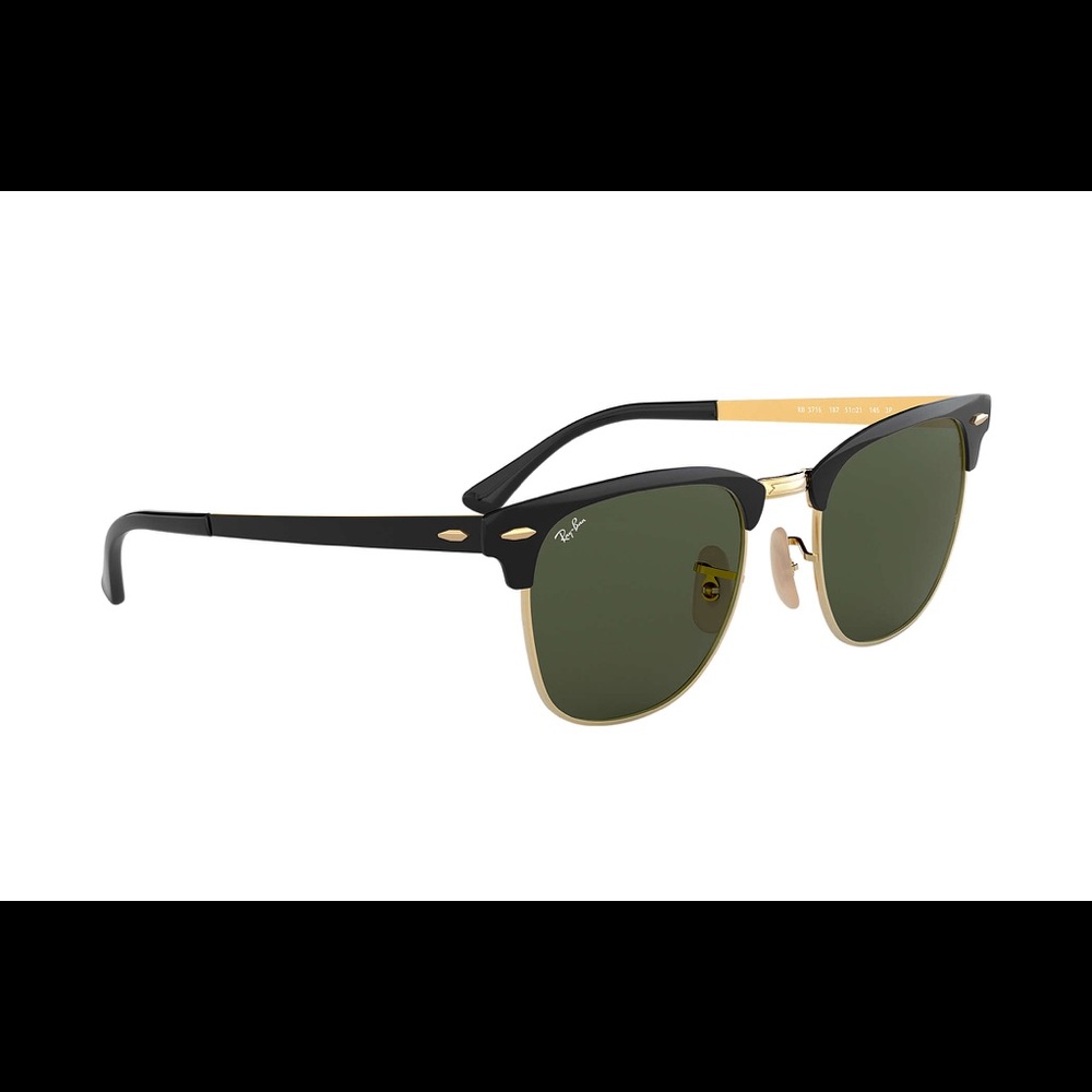 Ray-Ban Clubmaster black metal